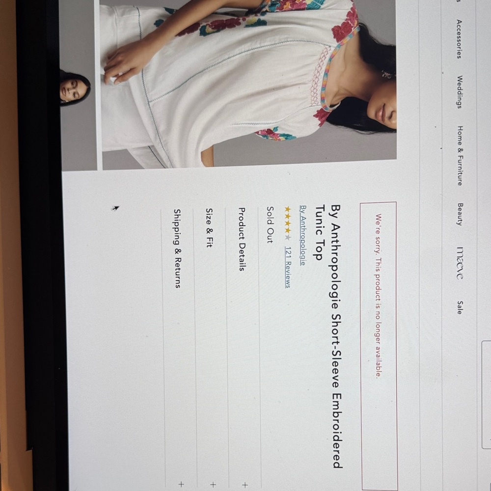 Anthropologie Multicolor Embroidered Blouse - Picture 4 of 4